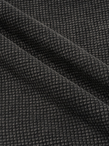 Waffle-Texture hybrid logo t-shirt